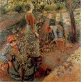 die Apfelpflücker 1886 Camille Pissarro